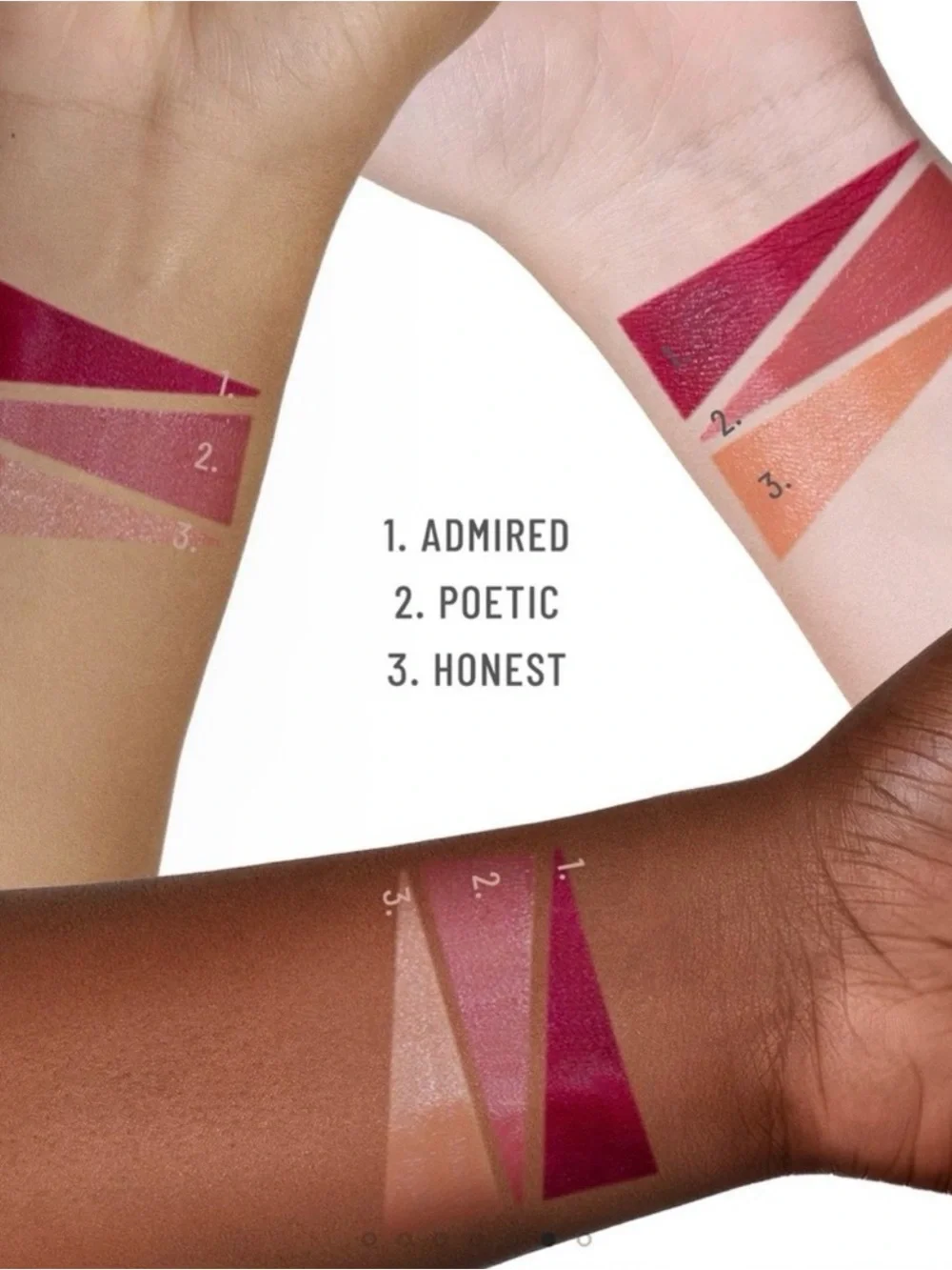 LYS Beauty Speak Love 3-Piece Matte Liquid Lipstick Set - NEW